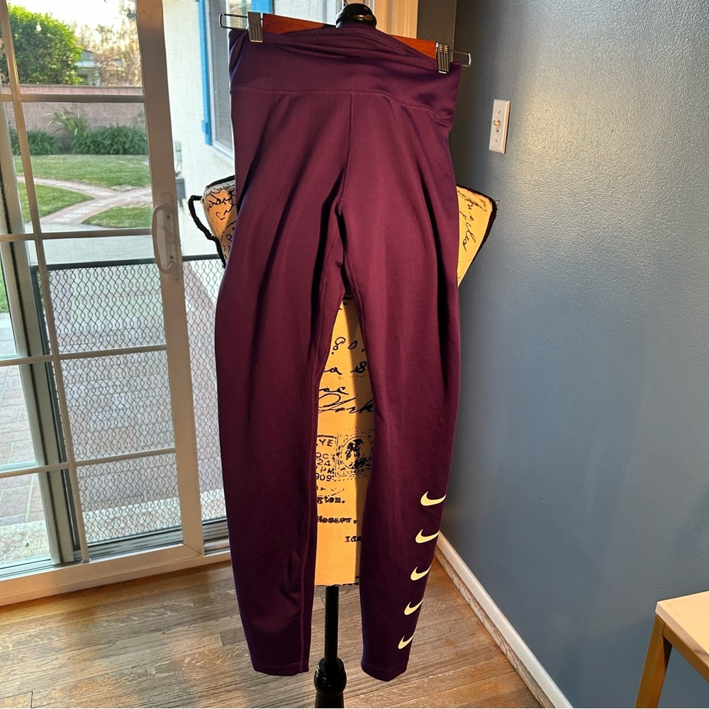 Nike fast multi swoosh athletic leggings